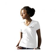 Kariban Tee-shirt col V K381 blanc + Marquage Proplan