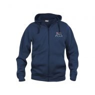 Clique Basic hoody full zip + Marquage Proplan